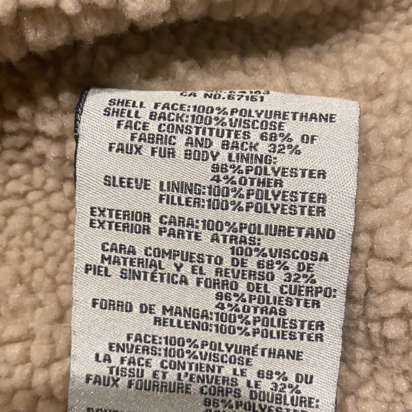 Levi’s Medium Brown Hooded Full Zip Bomber Jacket Coat T - Picture 14 of 16